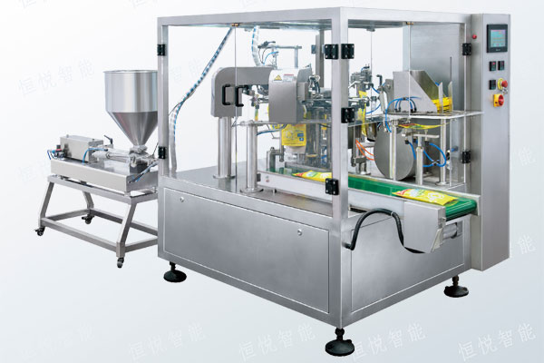 给袋式全自动液体向日葵视频色版下载采用预制袋